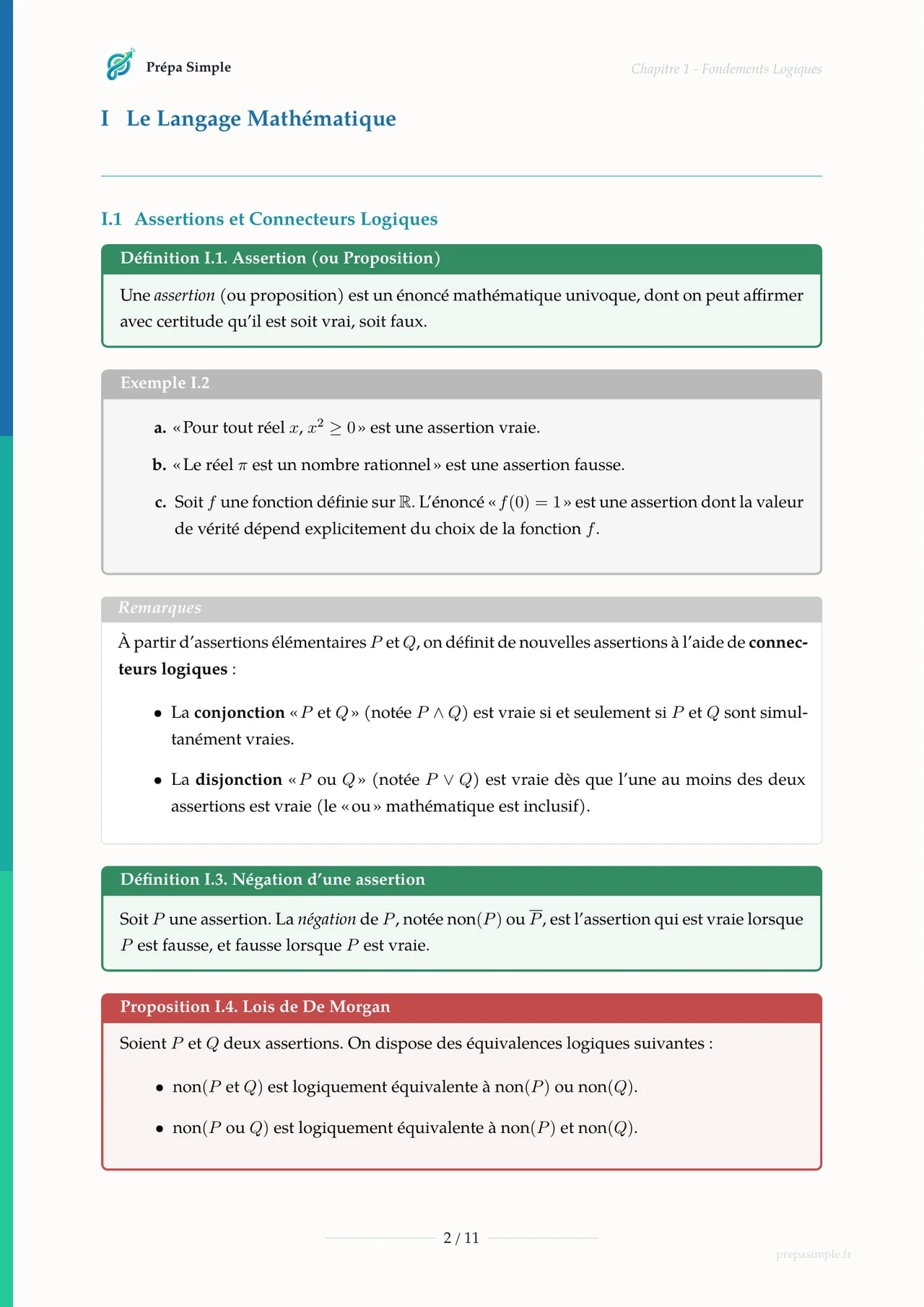 Logique - Maths appliquées
