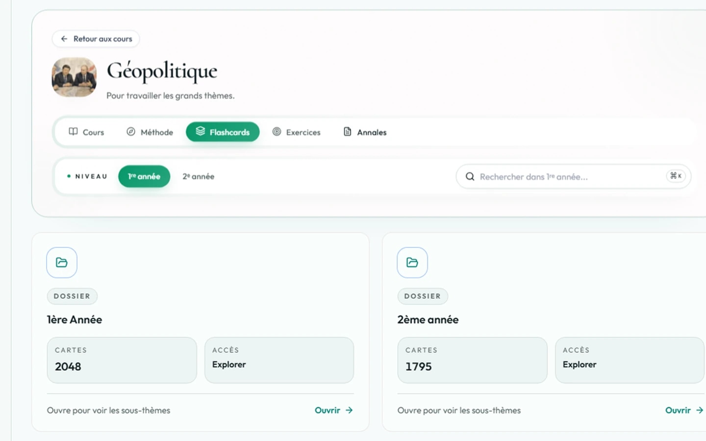 Flashcards de géopolitique - Géopolitique